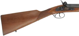 Double Shotgun,
12 gauge, 28" barrels,
percussion, walnut, blued,
as-new, by Davide Pedersoli